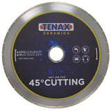 Tenax 16 45 Degree Miter Blade  Stone Fabrication - side view