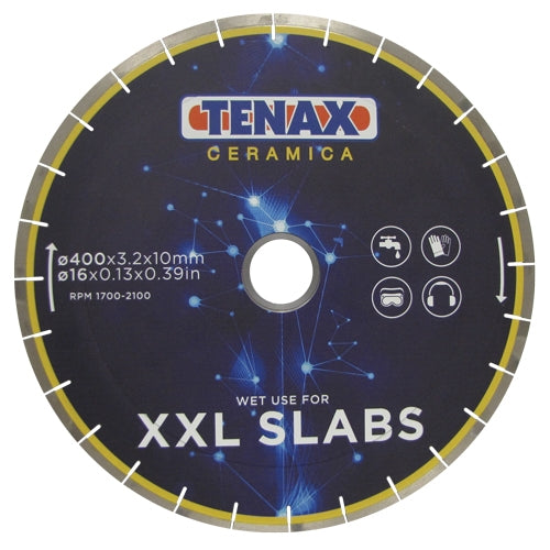 Tenax 16 XXL Slab Diamond Blade  Stone Fabrication - side view