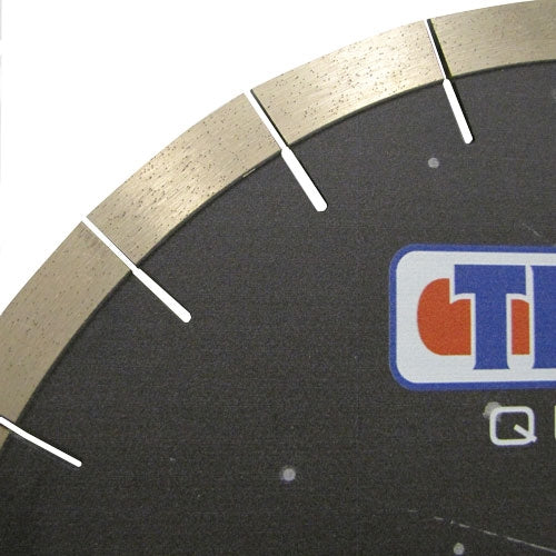 Tenax Quartz Diamond Bridge Saw Blade for Stone Fabrication - close-up detail