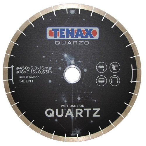Tenax Quartz Diamond Bridge Saw Blade for Stone Fabrication - additional view