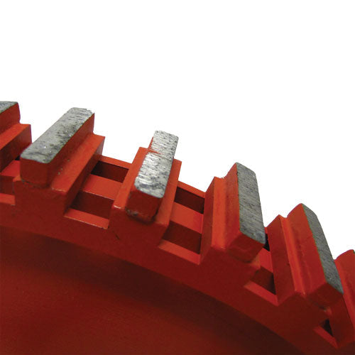 Weha 14 inch x 1-1/2 inch Bridge Saw Milling Wheel 60mm Arbor for Table Dressing and Stone Milling