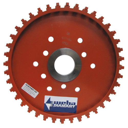 Weha 14 inch x 1-1/2 inch Bridge Saw Milling Wheel 60mm Arbor for Table Dressing and Stone Milling