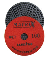 Weha Matrix 4" Wet Diamond Polishing Pads — #50 to #3000