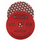 Weha 4 Matrix Dry Polishing Pad Diamond Polishing Pad for Stone - in use