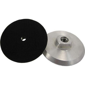 Weha 5/8-11 Aluminum Hook C Loop Back Up Pad - in use