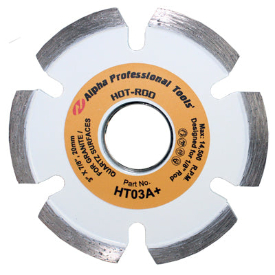 Alpha Hot-Rod - Wet/Dry Channel Cutting Blade for Granite