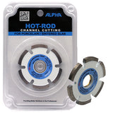 Alpha Hot-Rod Granite Bridge Saw Blade 10 Inch with 1/4 Inch Rod - additional view