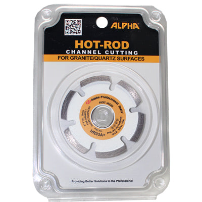 Alpha Hot-Rod - Wet/Dry Channel Cutting Blade for Granite