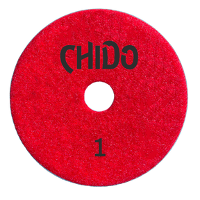 Tenax Chido 4 Inch 3 Step Polishing Pad for Granite and Quartz - side view