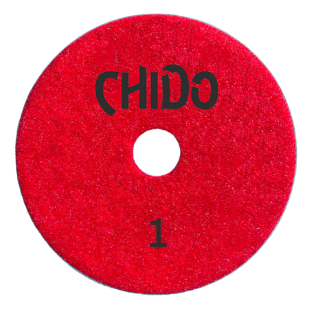 Tenax Chido 4 Inch 3 Step Polishing Pad for Granite and Quartz - side view