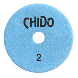 Tenax Chido 4 Inch 3 Step Polishing Pad for Granite and Quartz - close-up detail