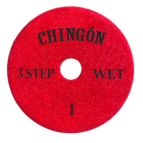 Tenax Chingon 4 Inch Premium 3 Step Polishing Pad for Granite and Quartz