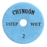 Tenax Chingon 4 Inch Premium 3 Step Polishing Pad for Granite and Quartz - close-up detail