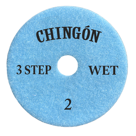 Tenax Chingon 4 Inch Premium 3 Step Polishing Pad for Granite and Quartz - close-up detail