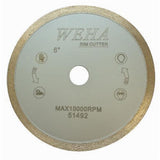 Weha USA Continuous Rim Diamond Blade for Natural Stone, Ceramic Tile and Porcelain Tile