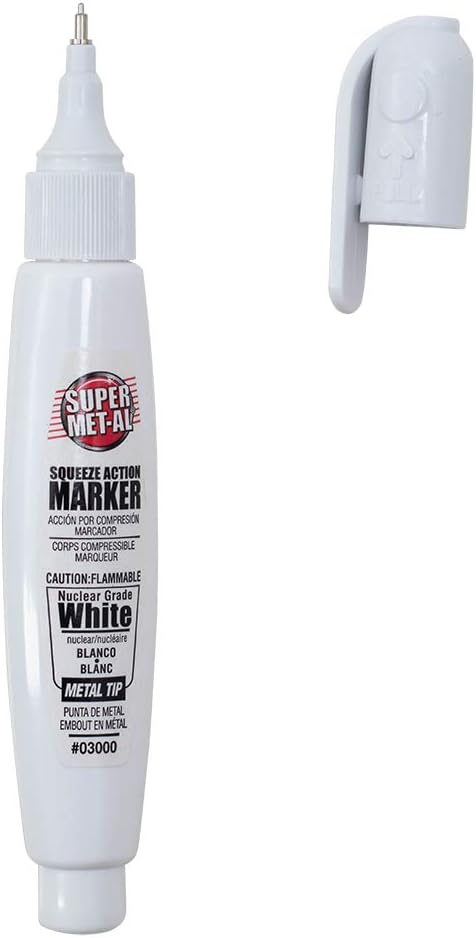 SKM Super Met-Al Squeeze Action Metal Tip Oil-Based Paint Markers