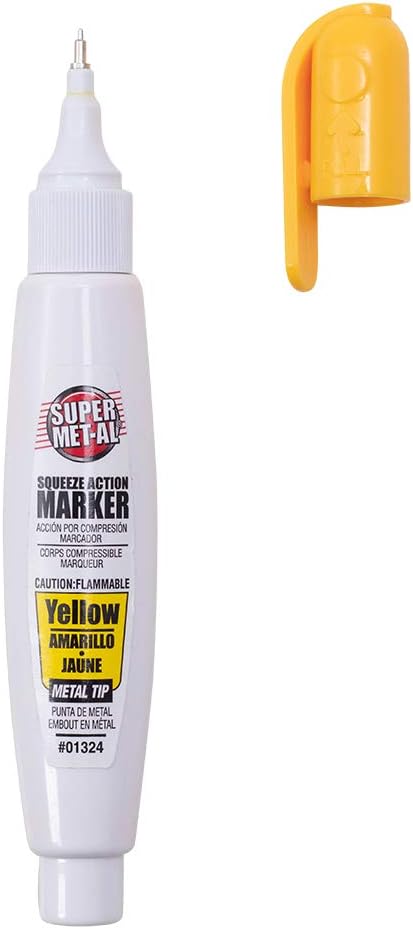 SKM Super Met-Al Squeeze Action Metal Tip Oil-Based Paint Markers