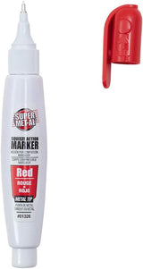 SKM Super Met-Al Squeeze Action Metal Tip Oil-Based Paint Markers