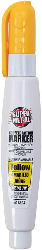 SKM Super Met-Al Squeeze Action Metal Tip Oil-Based Paint Markers — product image
