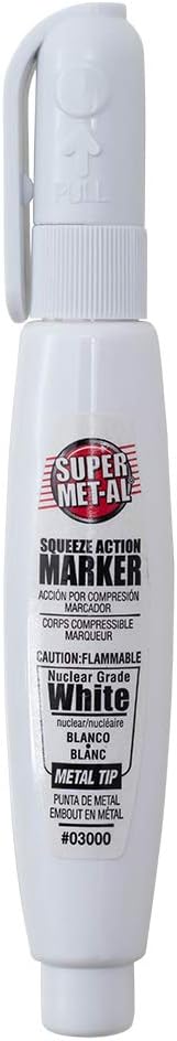 SKM Super Met-Al Squeeze Action Metal Tip Oil-Based Paint Markers