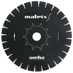 Weha Matrix S Diagonal Diamond Silent Core Bridge Saw Blade for Granite and Quartz - 14"