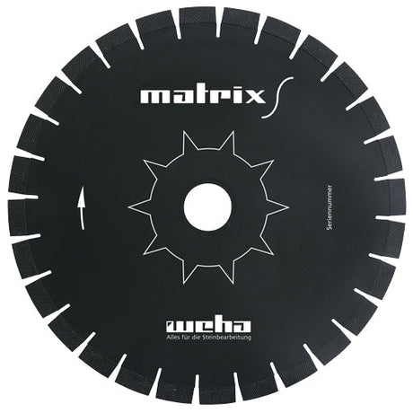 Weha Matrix S Diagonal Diamond Silent Core Bridge Saw Blade for Granite and Quartz - 14"
