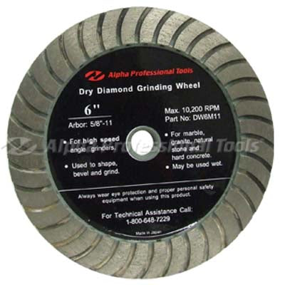 Alpha DW Style Grinding Wheels