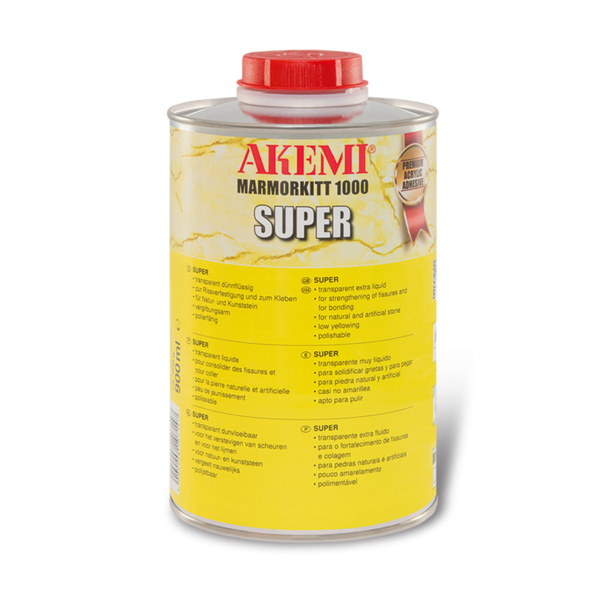 Akemi Marble Filler Super 1 kg. - Highly Liquid Acrylic Adhesive