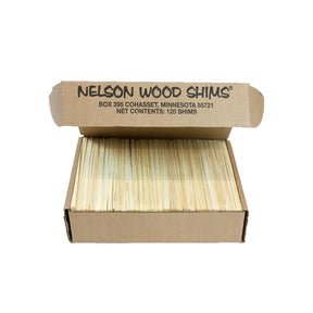 Nelson Wood Shims  8 Wood Shims - Pack of 120