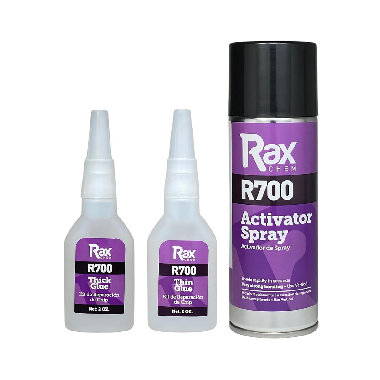 Rax Chem R700 Chip Repair Kit – High-Performance Adhesive Solution for Precise Repairs