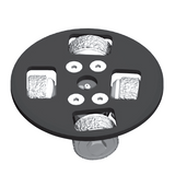 Weha 4 Roller Sandblaster Plate with Fine Texture 800 Rollers  Bush Hammer
