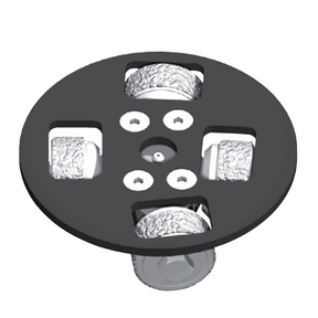 Weha 4 Roller Sandblaster Plate with Fine Texture 800 Rollers  Bush Hammer