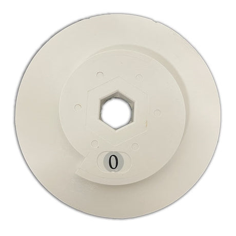 Weha 6 inch Snail Lock Edge Polishing Wheel for Auto Edge Machines - close-up detail