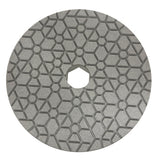 Weha 6 inch Marble Diamond Polishing Pad for Marble Travertine and Limestone - close-up detail