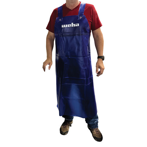 Weha Blue Double Layer Apron for Stone Fabrication