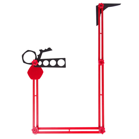 TileTEMPLATE XL  Large Format Tile Marking Tool for Sockets, Pipes & Angles - in use