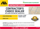 FILA  Contractors Choice Sealer  1 Gallon - side view