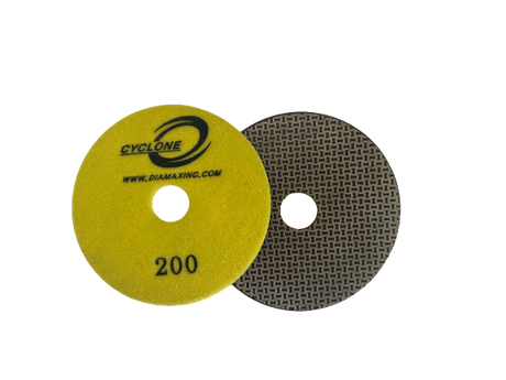 Cyclone 4" Electroplated Flexible Pad