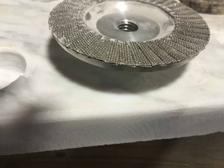 Weha 5 Flap Diamond Cupwheel 400 for Heavy-Duty Stone Slab Transport - packaging