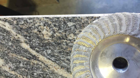 Weha 5 Flap Diamond Cupwheel 400 for Heavy-Duty Stone Slab Transport - dimensions