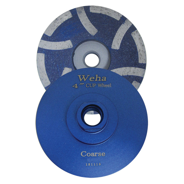 Weha 4” x 5/8”-11 Resin Filled Cupwheels