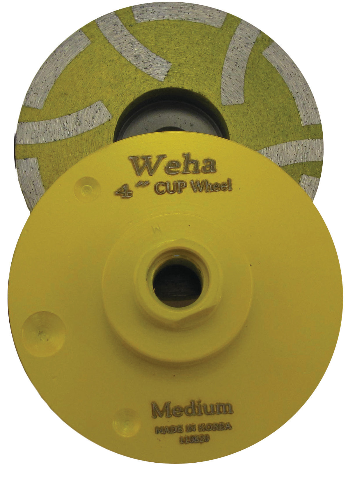 Weha 4" x 5/8"-11 Resin Filled Cupwheels