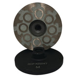 Weha 4" x5/8"-11 Weha Rubber Diamond Cupwheel for Stone Fabrication