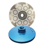 Weha 4" x5/8"-11 Weha Rubber Diamond Cupwheel for Stone Fabrication