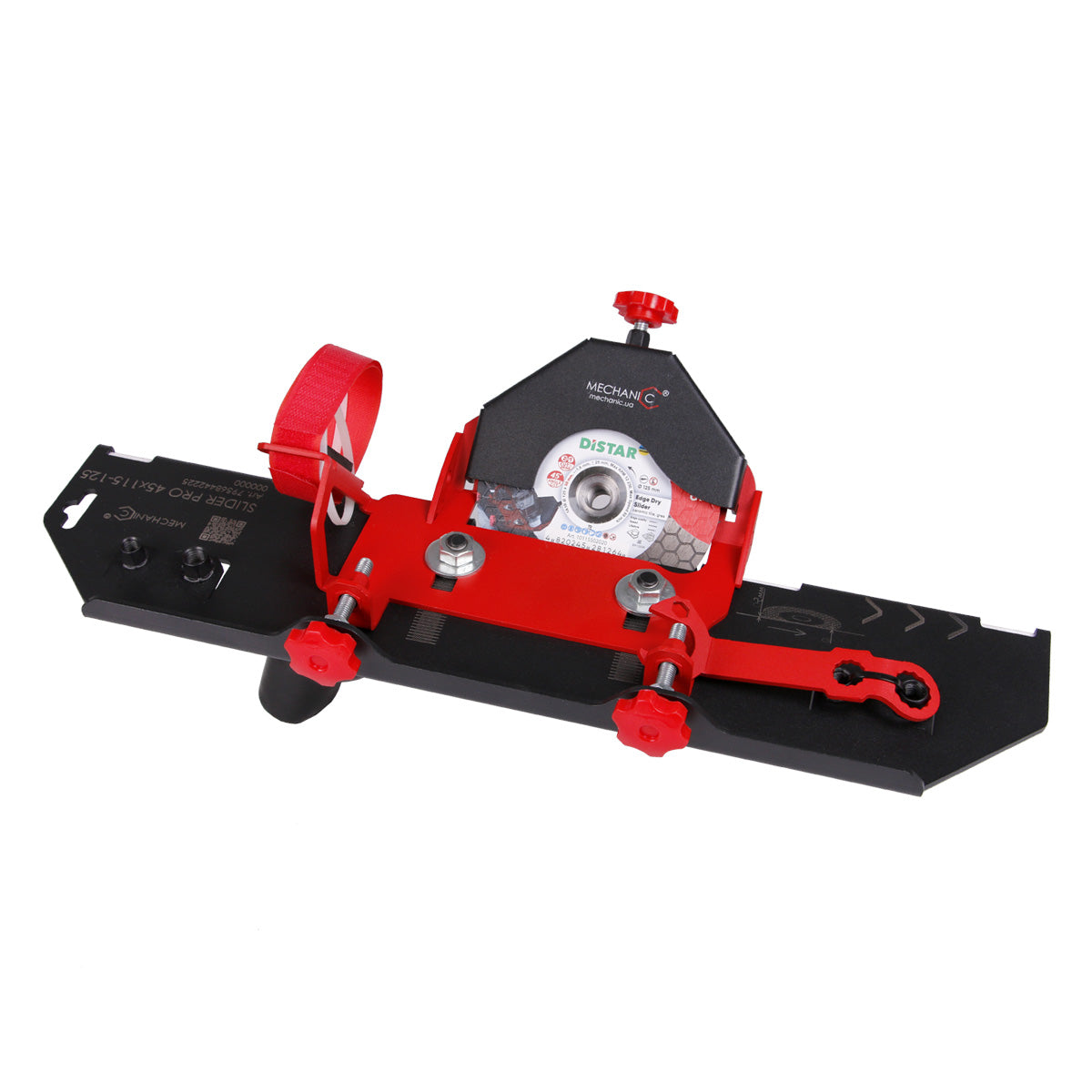 Mechanic SLIDER 45 PRO 2.0 Cutting Guard with DiStar Edge Dry 5" Diamond Blade for Jolly Edges