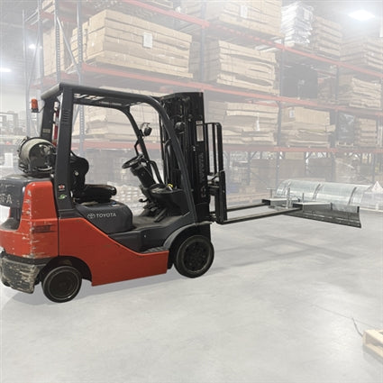 Weha ForkLift Snow Plow Attachment with Angle Adjustment - additional view