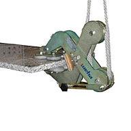Weha Riba 1 Scissor Lifter for Stone Fabrication - in use