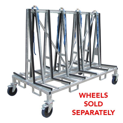 Weha Small A frame Cart Double Sided Transport Cart 78" x 43" x 58"