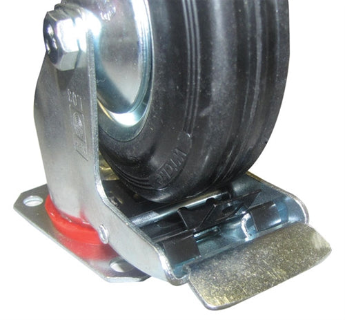 Weha Caster with Brake for for Stone Fabrication - in use