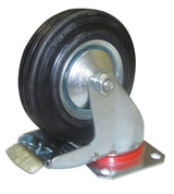 Weha Caster with Brake for for Stone Fabrication - close-up detail